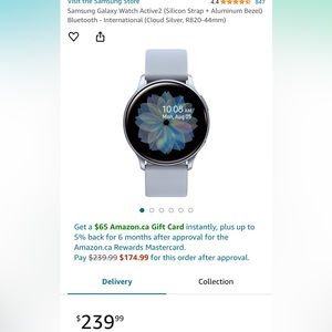 Samsung Galaxy Active 2 Smartwatch